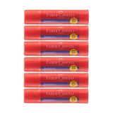 Faber Castell Glue Stick Yapıştırıcı Katı Yapıştırıcı 40 Gr Ruj Yapıştırıcı 6 Adet