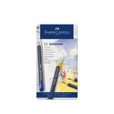 Faber Castell Goldfaber 12'li Kuru Boya Kalemi - Siyah