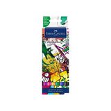 Faber Castell Goldfaber Aqua 6’lı Çift Uçlu Graffiti Markör Seti, Su Bazlı, Fırça ve Fineliner Uçlu