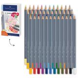 Faber Castell Goldfaber Aquarel Boya Kalemi 36 Renk Pastel Tonlar