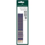 Faber-Castell Goldfaber Dereceli Kurşun Kalem Seti (Hb, 2b, 3b, 5b),profesyonel Çizim ve Yazım - Siyah