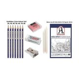 Faber-Castell Goldfaber Karakalem Çizim Seti + Monalisa Eskiz Defter