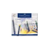 Faber Castell Goldfaber Kuru Boya Kalem Seti, 48 Farklı Renk, Şık ve Metal Kutu Tasarımı, Parlak ve Canlı Renkler