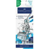 Faber Castell Goldfaber Sketch Çift Taraflı Fırça Uçlu Marker Seti 6''lı