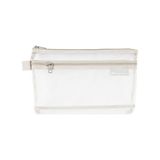 Faber-Castell Gri Mesh Dosya Küçük Çift Cep 14x22cm Dayanıklı Nylon Malzeme ile Şık Tasarım