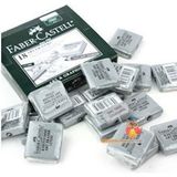 Faber-Castell Gri Renkli Hamur Silgi 18 Adet Paket İçinde Kullanıma Hazır Silgi