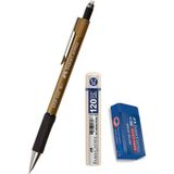 Faber-Castell Grip 1347 Uçlu Kalem Altın Sarı 0.7 mm + Uç + Sınav Silgisi