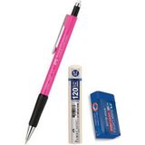 Faber-Castell Grip 1347 Uçlu Kalem Pembe 0.7 mm + Uç + Sınav Silgisi