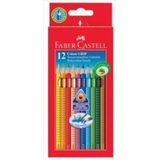 Faber Castell Grip 2001 12 Renk Boya Kalemi