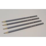Faber-Castell Grip 2001 Kurşun Kalem Hb Gümüş 4 Adet