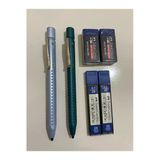 Faber Castell Grip 2011 0.7 Açık Mavi-Yeşil Versatil Kalem-Faber 75Mın Uç 2 Adet.-Fc Silgi 2 Adet