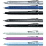 Faber-Castell Grip 2011 0,7 mm Gümüş Versatil Kalem Ergonomik Tasarım ve Metal Klips ile