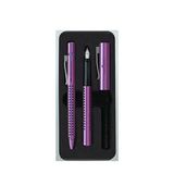 Faber Castell Grip Edition Glam 0.7 Mor Hediye Seti