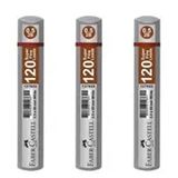Faber Castell Grip Min 0.5 2B 60 mm 120'li 3'lü Gümüş Tüp Kalem Ucu