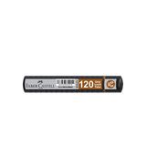 Faber-Castell Grip Min Kalem Ucu, 120’li, 0.5 mm, Siyah, 2B Derece, 60 mm Uzunluk, Yoğun Yazım İçin Dayanıklı Uçlar