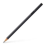 Faber-Castell Grip Parlak Renkler 3'lü Kurşun Kalem Parlak Siyah Renk Seçeneği ile