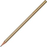 Faber-Castell Grip Parlak Renkler Kurşun Kalem 3'lü - Metalik Altın
