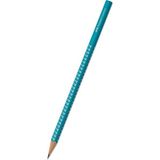 Faber-Castell Grip Parlak Renkler Kurşun Kalem 5'li - Parlak Mavi