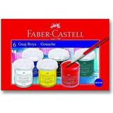 Faber-Castell Guaj Boya 6 Renk 15 ml 5170 160400 - Yok
