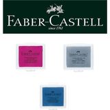 Faber-Castell Hamur Silgi 3'lü (Pembe, Lacivert, Gri)