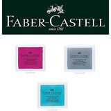 Faber-Castell Hamur Silgi 3lü (Pembe, Mavi, Gri)