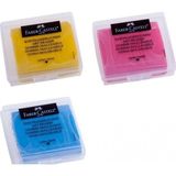 Faber Castell Hamur Silgi 3'lü Set, Sarı, Pembe, Mavi - Çok Renkli - Genel - Genel