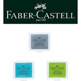 Faber-Castell Hamur Silgi 3lü (Yeşil, Mavi, Gri)