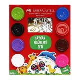 Faber Castell Hayvan Figürleri Seti 8x50 gr Oyun Hamuru