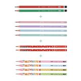 Faber Castell HB-2B 12'li Kurşun Kalem Seti,Mercanlı, Şövalye,Başlık Kalemi,Sevimli Dostlar Temalı