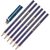 Faber-Castell Hb Dereceli Resim Kalemi 6'lı Yazım ve Eskiz İçin İdeal Kalem Seti