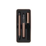 Faber-Castell Hexo Dolma Kalem & Tükenmez Kalem Seti Bronz