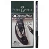 Faber-Castell İğne Uç Siyah 50 lİ 1425 Tükenmez Kalem