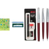 Faber-Castell Iğne Uçlu Keçeli Kalem Seti, 10’lu, Mavi Renk,... +3 Parça Fırsat Seti
