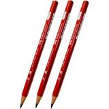 Faber-Castell Ilk Kalemim Jumbo Üçgen Başlangıç Kalemi Siyah 2.5 B 3 Adet Faber Jumbo Kurşun Kalem Oluklu Gövde Triangular - Standart