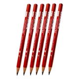 Faber Castell İlk Kalemim Jumbo Üçgen Başlangıç Kalemi Siyah 2.5 B 6 Adet Faber Castell Jumbo Kurşun Kalem Oluklu Gövde Triangular