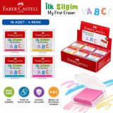 Faber Castell Ilk Silgim 18 Li Paket Hamur Silgi Çokrenkli