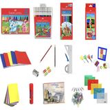 Faber Castell İlkokul 1. Sınıf Kırtasiye Seti Tam Set 30 Parça Boya ve Defter Seti
