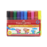 Faber-Castell Jumbo 47 10 Renk Keçeli Kalem