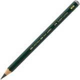 Faber-Castell Jumbo 4B Dereceli Kurşun Kalem 1 Adet Yeşil Renk Ergonomik Tasarım ile Konforlu Yazım