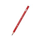 Faber-Castell Jumbo Kurşun Kalem 2,5B Alıştırma Kalemi 2 Adet Kırmızı Renkli Kalem