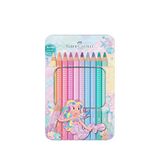 Faber Castell Jumbo Sparkle Pastel 10'lu Kuru Boya Kalemi