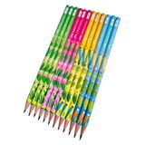 Faber-Castell Kaktüs Desenli Kurşun Kalem Seti, 2B, 12 Adet, Renkli