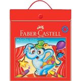 Faber-Castell Karton Çantalı Pastel Boya 36'lı Renkli ve Eğlenceli Sanatsal Malzeme Seti