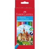 Faber-Castell Karton Kutu 12'li Kuru Boya Kalemi