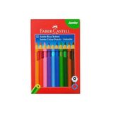 Faber Castell Karton Kutu Jumbo Tam Boy Üçgen Gövde 12 Renk Kuru Boya