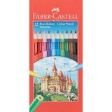Faber-Castell Karton Kutu Renkli Boya Kalemi, 12 Renk, Yumuşak ve Canlı Renkler, Kolay Açılır, Kırılmaya Dayanıklı Uçlar, Uç Kırılmasına Karşı Dayanıklılığı Artıran Özel Yapıştırma Sistemi - 41 Delft Blue