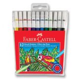 Faber-Castell Keçeli Boya Kalemi Yıkanabilir 12 Renk 5067155130