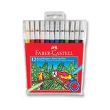 Faber Castell Keçeli Boya Kalemi Yıkanabilir 12 Renk