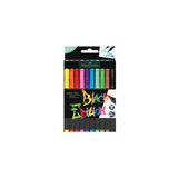 Faber-Castell Keçeli Kalem Black Edition Fırça Uç 10 Renk