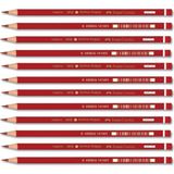 Faber-Castell Kırmızı Kopya Kalemi 12'li Set Kurşun Kalem Renkli Yazım Araçları